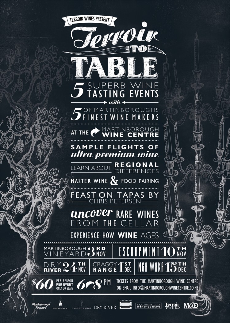 Terroir to Table poster design
