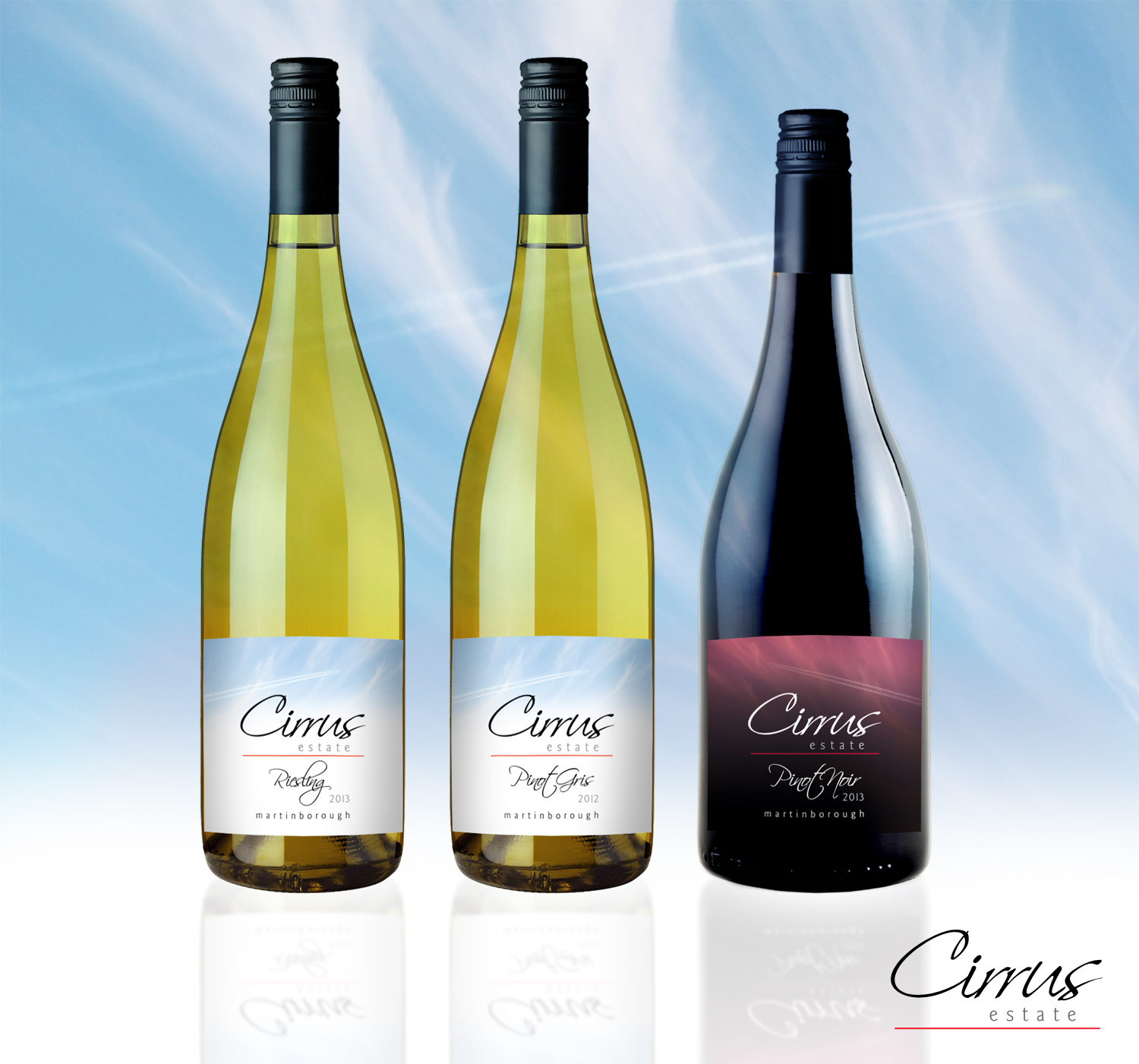 Cirrus Estate range logo trail