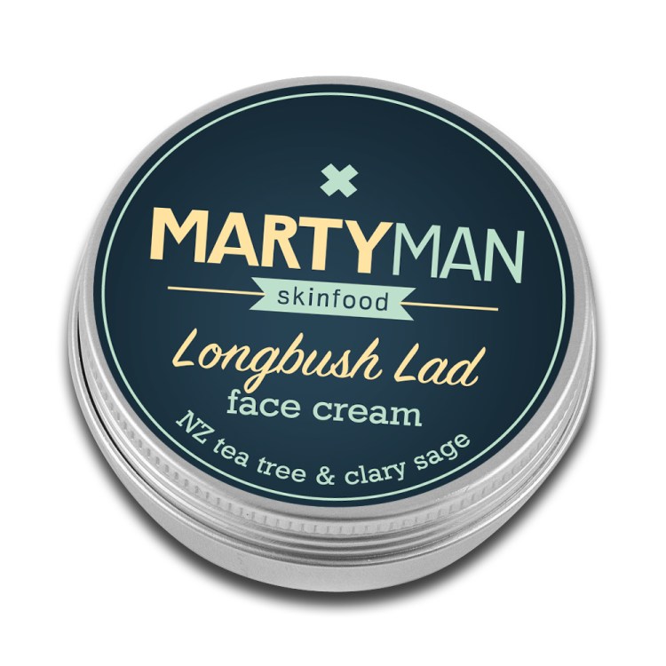 Martyman longbush lad tin cutout